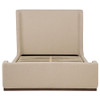 Nala Queen Fabric Upholstered Platform Bed Tan / CS-315978Q