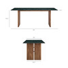 Amistad 86 Inch Marble Dining Table by Modway / EEI-7514