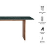 Amistad 86 Inch Marble Dining Table by Modway / EEI-7514