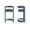 Winslow Performance Velvet Bar Stool Set of 2 by Modway / EEI-7521