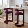 Winslow Performance Velvet Bar Stool Set of 2 by Modway / EEI-7521
