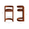 Winslow Performance Velvet Bar Stool Set of 2 by Modway / EEI-7521
