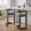 Winslow Performance Velvet Bar Stool Set of 2 by Modway / EEI-7521