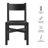 Alvia Oak Wood Dining Side Chair With Woven Seat by Modway / EEI-7541