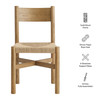 Alvia Oak Wood Dining Side Chair With Woven Seat by Modway / EEI-7541