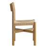 Alvia Oak Wood Dining Side Chair With Woven Seat by Modway / EEI-7541