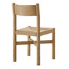 Alvia Oak Wood Dining Side Chair With Woven Seat by Modway / EEI-7541
