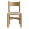 Alvia Oak Wood Dining Side Chair With Woven Seat by Modway / EEI-7541
