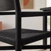 Alvia Oak Wood Dining Armchairs With Woven Seats Set of 2 by Modway / EEI-7542
