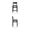Alvia Oak Wood Counter Stools With Woven Seats Set of 2 by Modway / EEI-7543