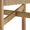 Alvia Oak Wood Bar Stools With Woven Seats Set of 2 by Modway / EEI-7544