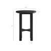 Alvia Round 30" Oak Wood Bar Table by Modway / EEI-7545