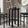 Alvia Round 30" Oak Wood Bar Table by Modway / EEI-7545