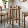 Alvia Round 30" Oak Wood Bar Table by Modway / EEI-7545
