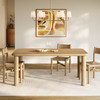 Alvia 72" Rectangular Oak Wood Dining Table by Modway / EEI-7548