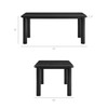 Alvia 5-Piece Oak Wood Dining Table and Chairs Set by Modway / EEI-7551