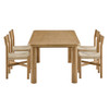 Alvia 5-Piece Oak Wood Dining Table and Chairs Set by Modway / EEI-7551