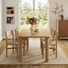 Alvia 5-Piece Oak Wood Dining Table and Chairs Set by Modway / EEI-7551