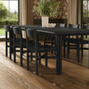 Alvia 7-Piece Oak Wood Extendable Dining Table and Chairs Set by Modway / EEI-7554