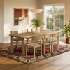 Alvia 7-Piece Oak Wood Extendable Dining Table and Chairs Set by Modway / EEI-7554
