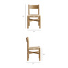 Alvia 9-Piece Oak Wood Extendable Dining Table and Chairs Set by Modway / EEI-7555
