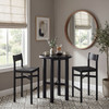 Alvia 3-Piece Round Oak Wood Bar Table With Bar Stools Set by Modway / EEI-7556