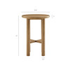 Alvia 3-Piece Round Oak Wood Bar Table With Bar Stools Set by Modway / EEI-7556