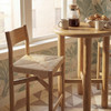 Alvia 3-Piece Round Oak Wood Bar Table With Bar Stools Set by Modway / EEI-7556