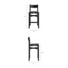 Alvia 5-Piece Rectangular Oak Wood Bar Table With Bar Stools Set by Modway / EEI-7557
