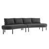 Porta 2 Piece Outdoor Patio Aluminum Modular Sofa by Modway / EEI-7611