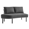 Porta 2 Piece Outdoor Patio Aluminum Modular Sofa by Modway / EEI-7611