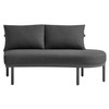 Porta 2 Piece Outdoor Patio Aluminum Modular Sofa by Modway / EEI-7611