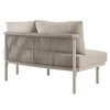 Porta 2 Piece Outdoor Patio Aluminum Modular Sofa by Modway / EEI-7611
