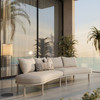 Porta 2 Piece Outdoor Patio Aluminum Modular Sofa by Modway / EEI-7611