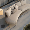 Porta 2 Piece Outdoor Patio Aluminum Modular Sofa by Modway / EEI-7611