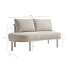 Porta 3 Piece Outdoor Patio Aluminum Modular Sofa by Modway / EEI-7612