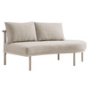Porta 3 Piece Outdoor Patio Aluminum Modular Sofa by Modway / EEI-7612