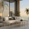 Porta 4 Piece Outdoor Patio Aluminum Modular Sofa Set by Modway / EEI-7613