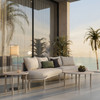 Porta 4 Piece Outdoor Patio Aluminum Modular Sofa Set by Modway / EEI-7613