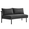 Porta 5 Piece Outdoor Patio Aluminum Modular Sofa Set by Modway / EEI-7614