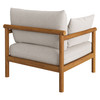 Eleni Outdoor Patio Teak Wood Armchair by Modway / EEI-7653