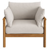 Eleni Outdoor Patio Teak Wood Armchair by Modway / EEI-7653
