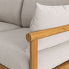 Eleni Outdoor Patio Teak Wood Loveseat by Modway / EEI-7654