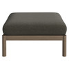 Eleni Square Outdoor Patio Teak Wood Ottoman by Modway / EEI-7656