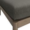 Eleni Square Outdoor Patio Teak Wood Ottoman by Modway / EEI-7656