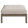 Eleni Square Outdoor Patio Teak Wood Ottoman by Modway / EEI-7656