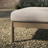 Eleni Square Outdoor Patio Teak Wood Ottoman by Modway / EEI-7656