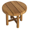 Eleni 20-Inch Round Outdoor Patio Teak Wood Side Table by Modway / EEI-7657