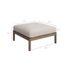 Eleni 2-Piece Outdoor Patio Teak Wood Armchair and Ottoman Set by Modway / EEI-7658