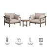 Eleni 3-Piece Outdoor Patio Teak Wood Furniture Set by Modway / EEI-7659